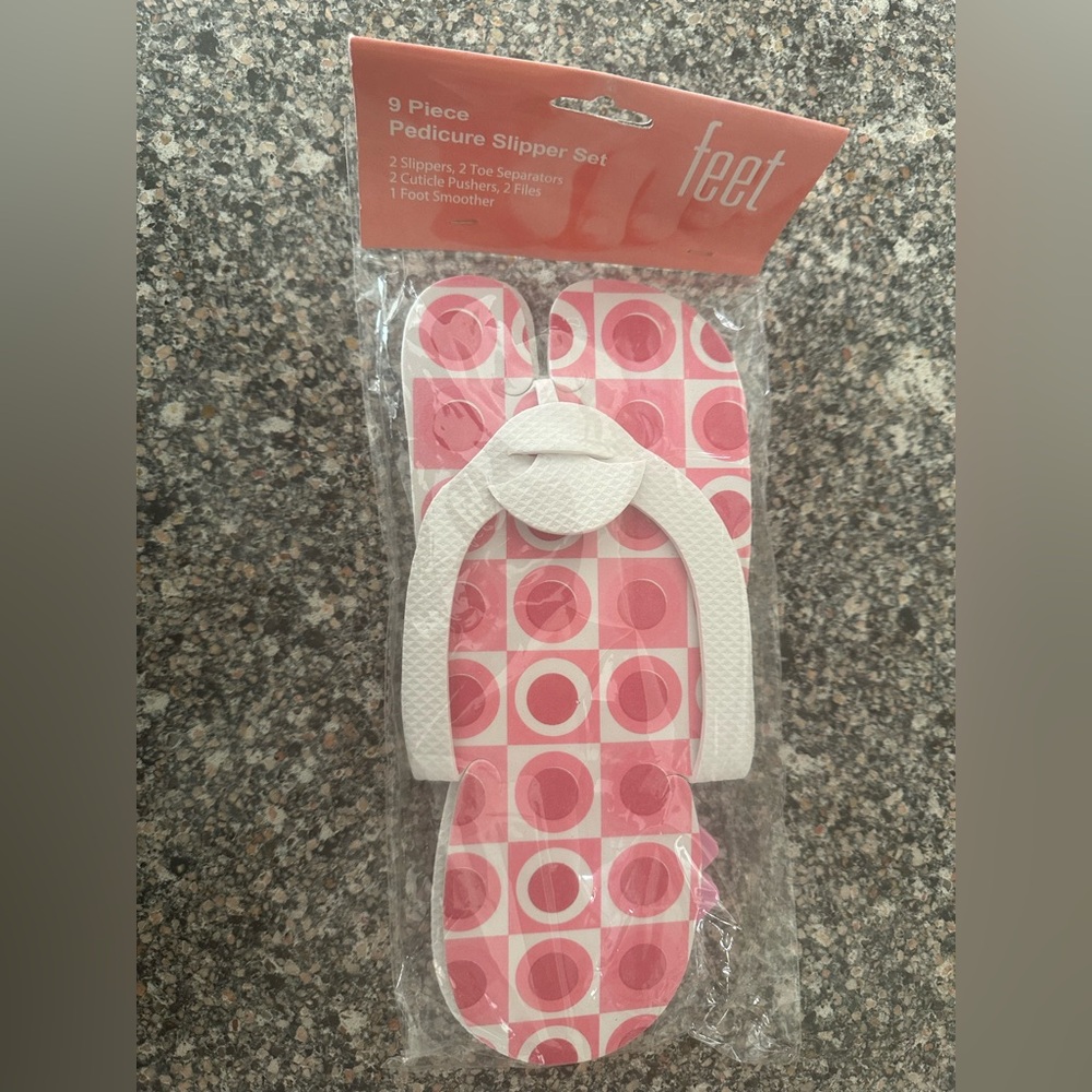 9-Piece Pedicure Slipper Set by HomeLife Essentials